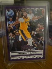 Panini Contenders 2019-20 Anthony Davis Front Row Seat Purple Border