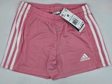 NWT adidas Girls Squadra 21 Shorts - Pink/White - Size M