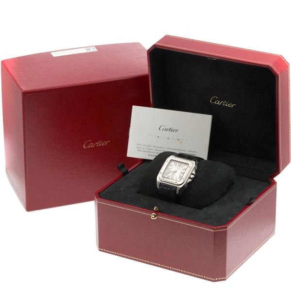 CARTIER SANTOS W20106X8 SS Silver #C22342