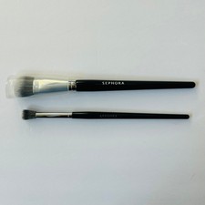 Sephora 47 Angled Foundation Brush BLEND  Pro Smokycrease 31 Eyeshadow brush