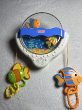 Fisher-Price Ocean Wonders Aquarium Crib Soother 2004 Vintage C3072 Baby Toy
