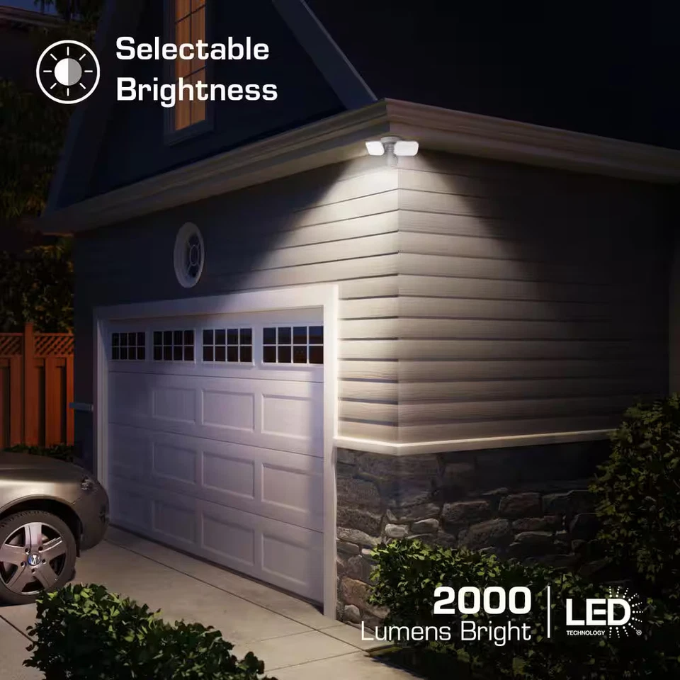 Defiant Maxdetect 240° Motion Sensor Smart Wired Outdoor 2-Head LED Flood Light - Image 3 of 4