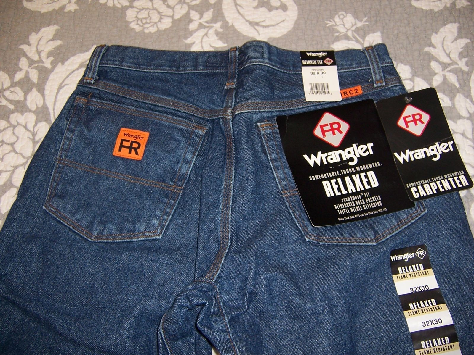 32x30 New W Tags Flame Resistant