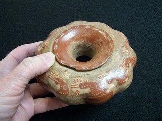 AUTHENTIC 300 BC 500 AD COLIMA CULTURE GOURD EFFIGY FROM WEST CENTRAL MEXICO