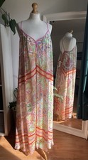Zara Summer Dress Oversized Floral Printed Flowy Bohemian Maxi XS RRP £109 BNWT