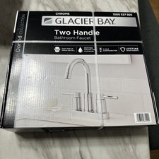  Glacier Bay Dorind 4 in. Centerset 2-Handle High-Arc Bathroom Faucet in Chrome