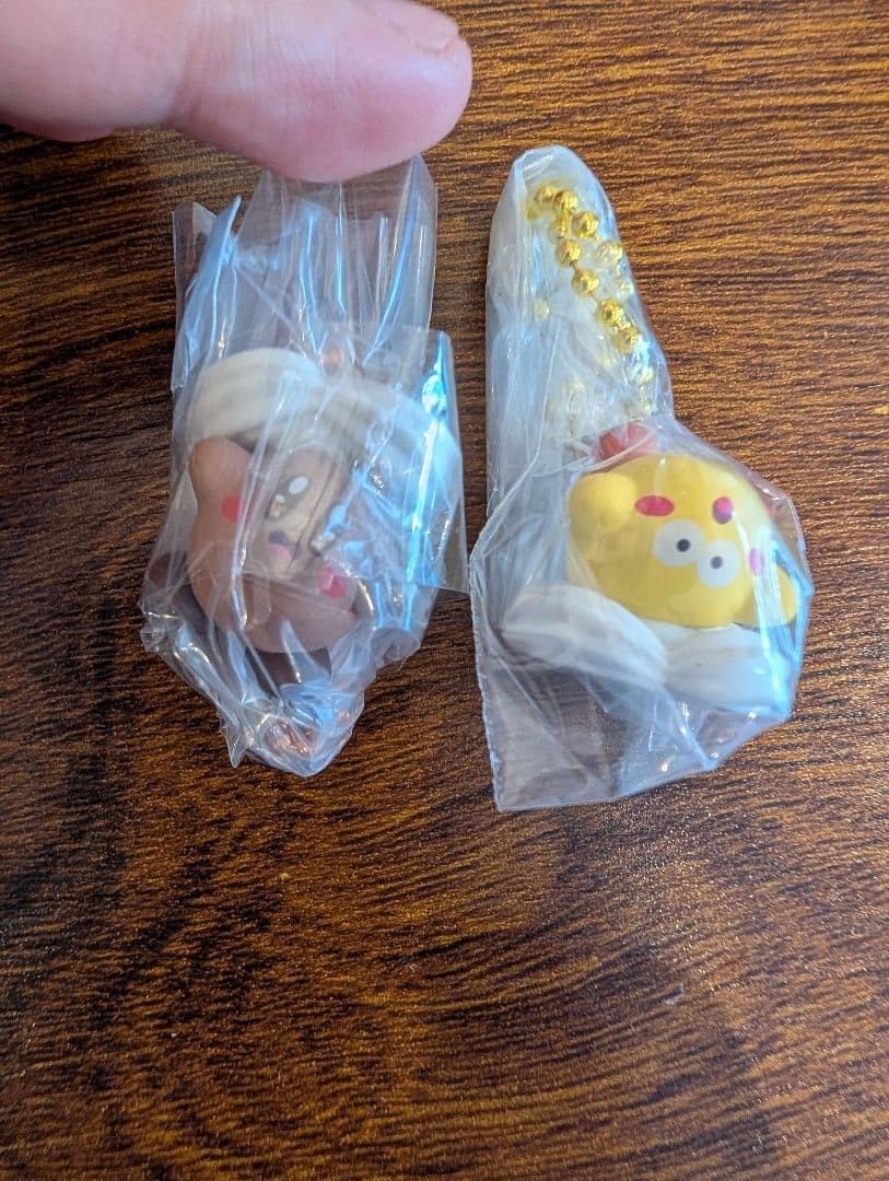 Kirby Gourmet Festival Egg Bollo Chocolate Yellow Keychain Set Mascots Used