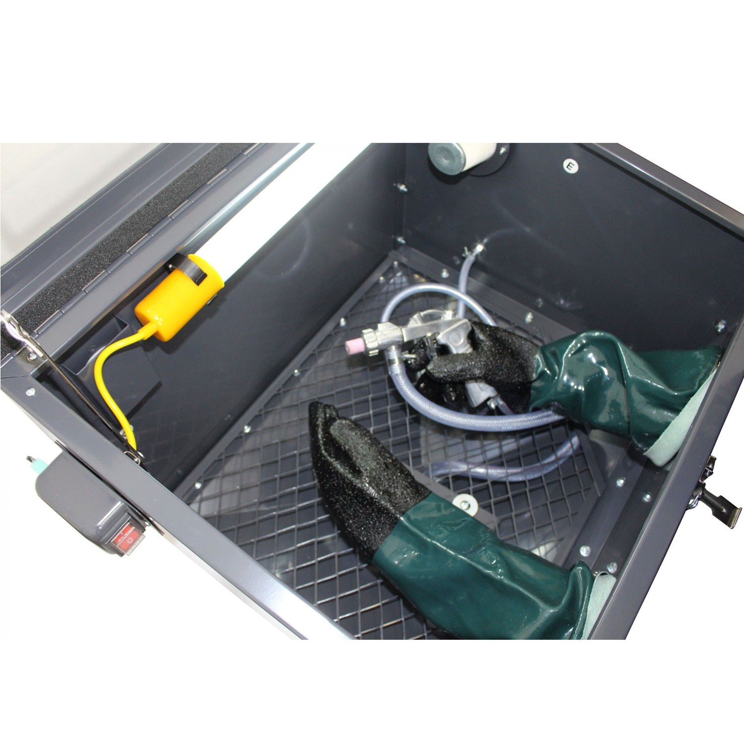 Cabine de sablage à air comprimé Kroftools avec éclairage LED intégré