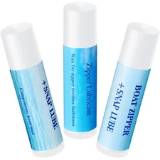 BBTO 3 Pcs Snap and Zipper Lubricant Zip Wax for 1 Count (Pack of 3), Black