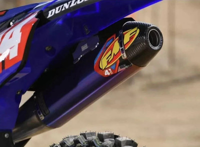 WR450F FMF 4.1 RCT Slip-On Exhaust Pipe Blue 2018-2026 Yamaha YZ450F 044445 FX