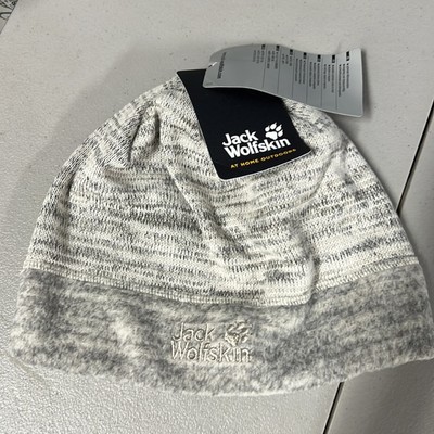 NWT Jack Wolfskin unisex size M beanie Hat light sand