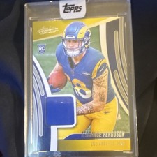 Topps Authentic Memorabilia Terrance Ferguson Los Angeles Rams ARM-TFE RC Relic