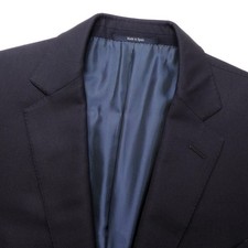 Elegant Ermenegildo Zegna "Cool Effect" Summer Wool Rice Stitch