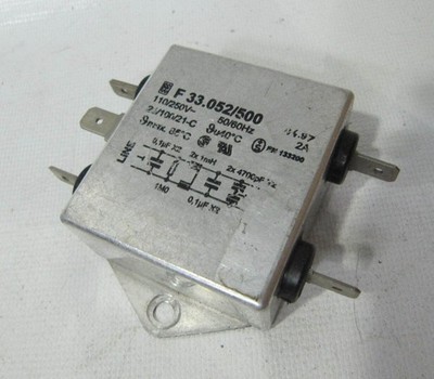 Unknown Mfg. AC Line   2A 110/250VAC F33.052/500 #pk