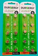 20 Pieces AG5 393 LR754 Batteries by Durnergy Expires 12-2027 FREE SHIPPING