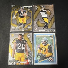 Panini T.J. Watt Chris Boswell Harmon RC Steelers NFL 2025 Card 4 Lot