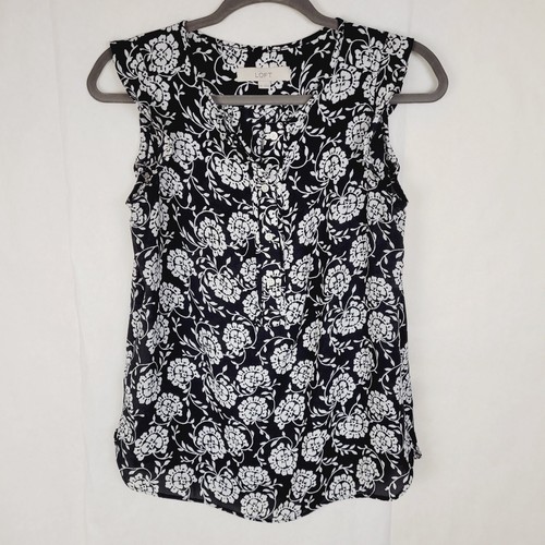 Jupe En Velours Fleuri Ann Taylor Loft - Taille L, Bleu Foncé, Longueur Genou, Neuve Avec étiquettes
