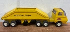 Tiny Tonka Bottom Dump NO. 655 Bottom Dump Yellow Pressed Steel