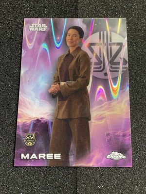 2025 Topps Chrome Star Wars #87 Maree Raywave Parallel