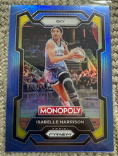 2024 Panini WNBA Monopoly Prizm ISABELLE HARRISON Blue Parallel /15 #36