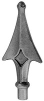 Zaunspitze | HöHe: 150 Mm | Material: Ø 16 Mm | Stahl S235JR, Roh