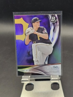 2016 Bowman Platinum - Next Generation Prospects Tyler Glasnow #NGP-22 Purple...