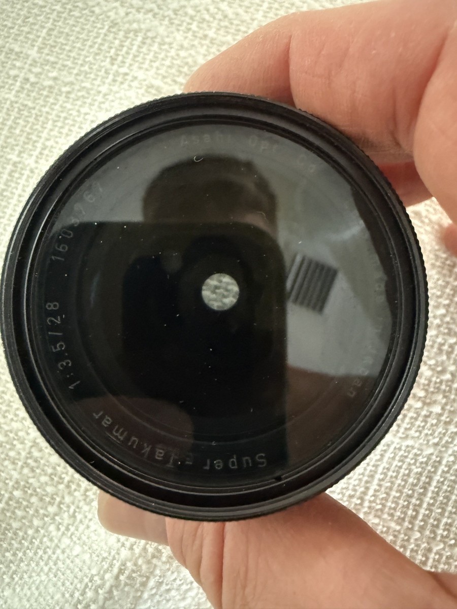 Asahi Pentax SMC Super Multi Coated Wide Angle Takumar 28mm Lens