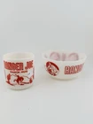 New ListingVintage RANGER JOE Ranch Mug & Round-Up Bowl  ~ Hazel Atlas Glass FREE SHIPPING