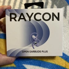 Raycon Fitness Open Earbuds – True Wireless - Hook Design - Black - NEW! Sealed