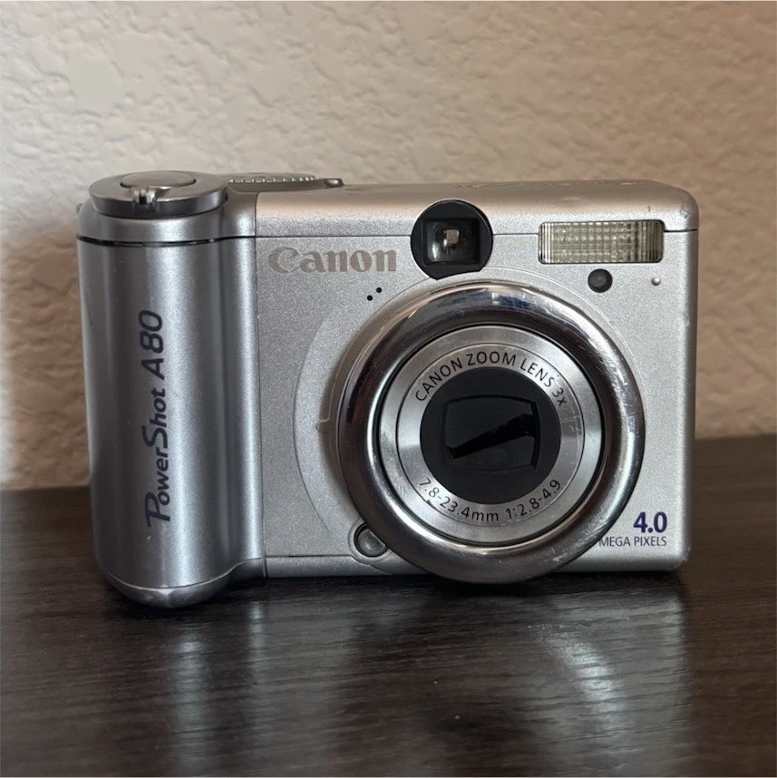 Canon PowerShot A80 1-4.9x Digital Zoom Digital Cameras for sale