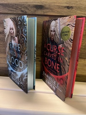 A Fate Inked in Blood & A Curse Carved in Bone 1/1 SIGNED by Danielle L. Jensen