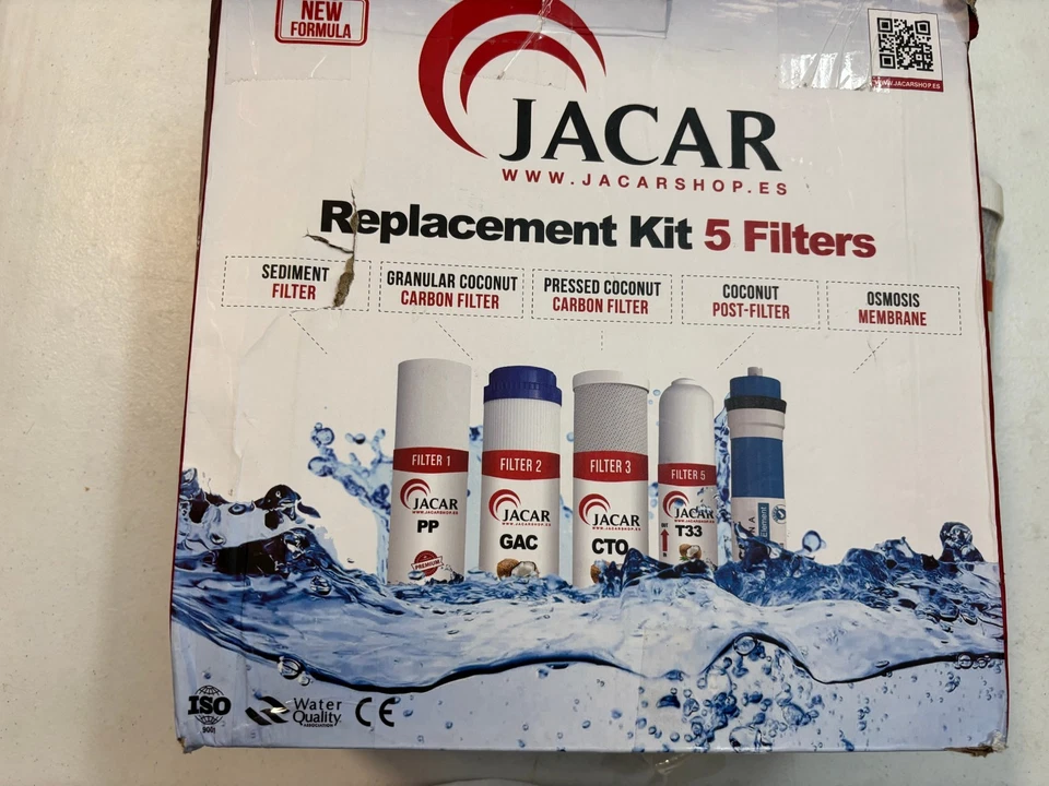Jacar 5-stage Reverse Osmosis Water Filter Replacement Set with 50 GPD RO Membra - Image 3 of 4