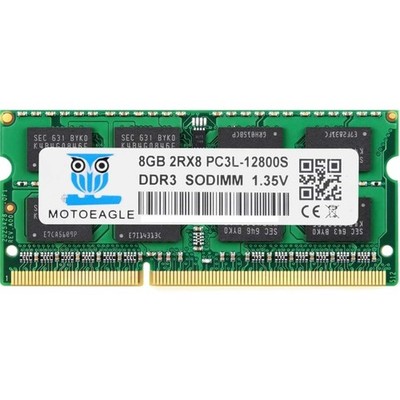 Laptop RAM 8GB DDR3L 1600MHz SO-DIMM CL11 Nicht ECC Notebook Arbeitsspeicher
