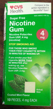 Sugar Free Nicotine Gum 4mg Mint Flavor 10pc EXP-07/2027