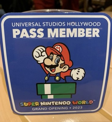 Super Mario World Magnet 2023 Universal Studios Hollywood Exclusive Limited NEW