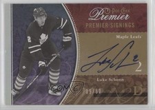 2009-10 O-Pee-Chee Premier Premier Signings 9/50 Luke Schenn #PS-LS Auto 4p5