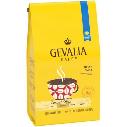 GEVALIA HOUSE MISCELA CAFFÈ MACINATO CAFFIATO SACCHETTO 20 oz - CONFEZIONE DA 2 - Foto 2 di 3