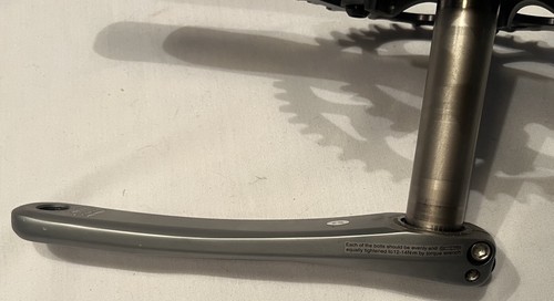 Shimano Ultegra FC-6700 Compact 110BCD Crankset 172.5mm Wolftooth 44T Chainring - 第 9/10 張圖片