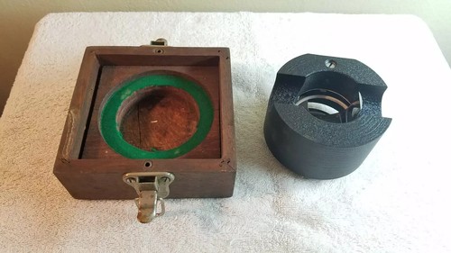 Vibrometer? Vintage Mystery Tool? Wood Case Heavy Metal What Is This? Incomplete
