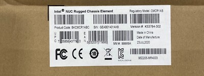 Intel BKCMCR1ABC CMCR1ABC NUC Rugged Chassis Element NEW DAMAGED BOX
