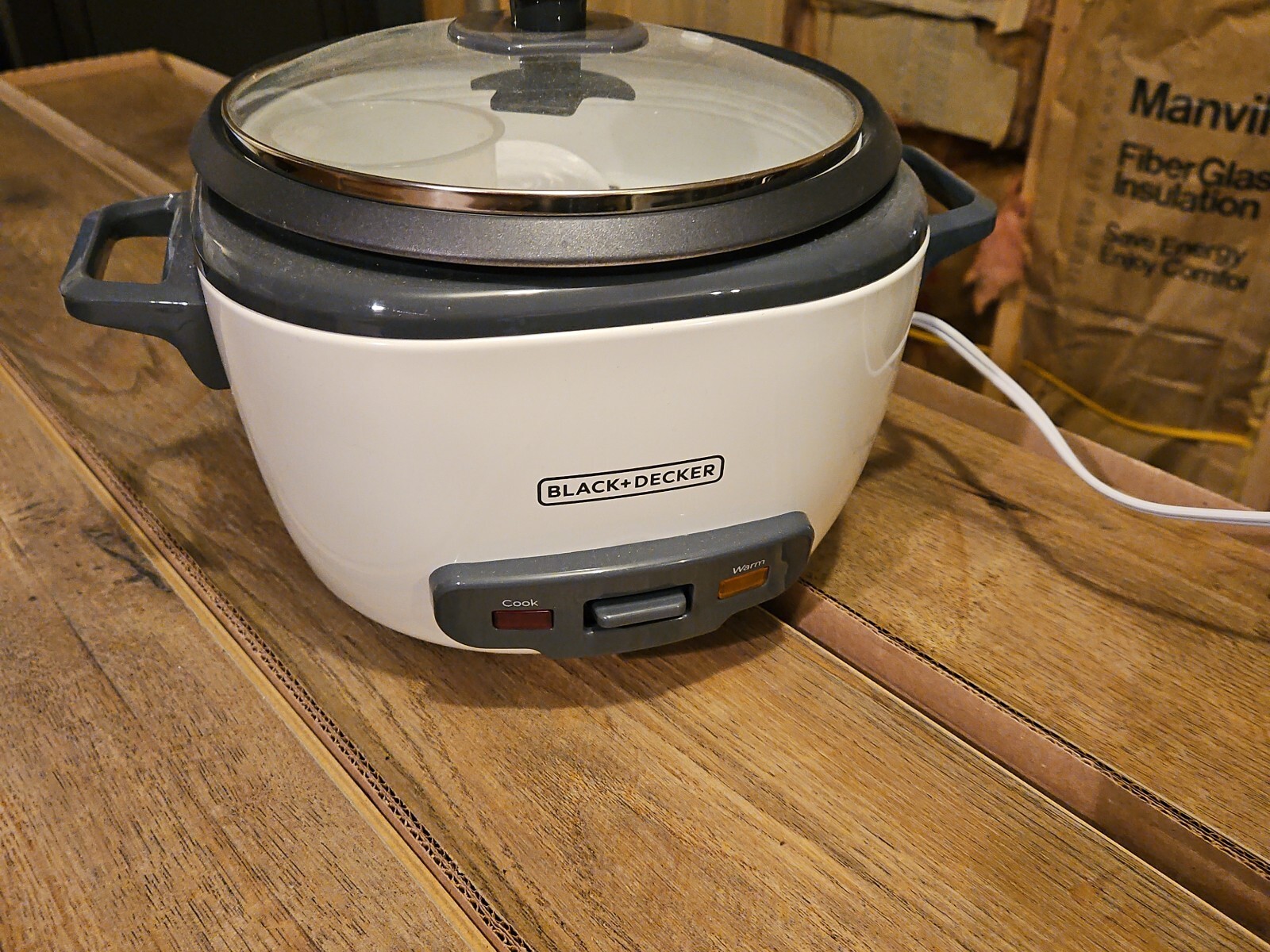 Black and Decker 6Cup Cooked/3Cup Uncooked Rice Cooker and Food