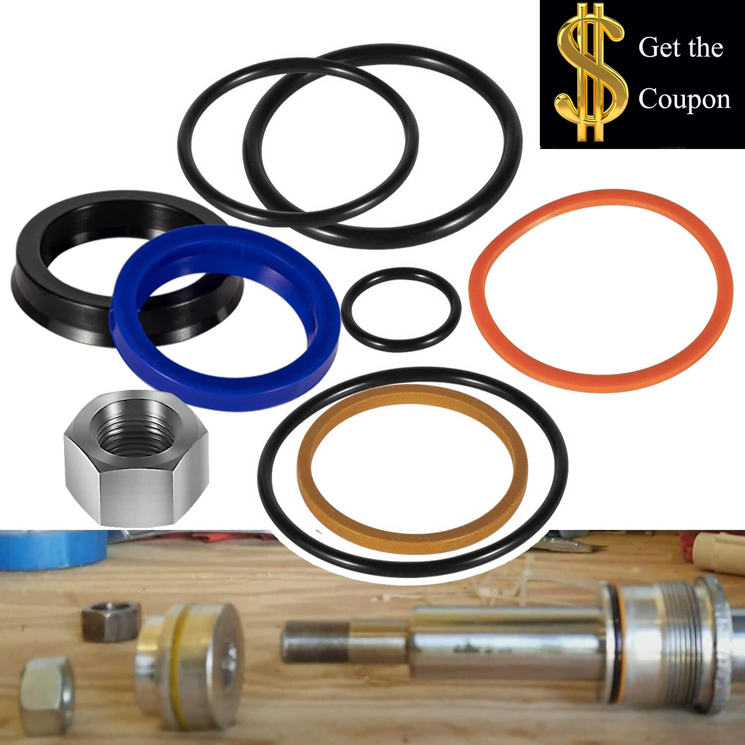 6803329 Hydraulic Lift Cylinder Seal Kit for Bobcat 742 743 753 444 500 520 642
