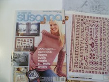 RIVISTA LE IDEE DI SUSANNA MAGLIA RICAMO INVERNO n° 186 - Gennaio 2005 + SCHEMI