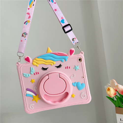 Kids Cartoon Rotate Stand Case Cover For Samsung Galaxy Tab A 8.0 A7 A8 S6 Lite - Picture 3 of 19