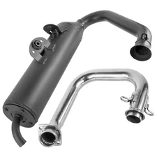 Exhaust Muffler and Pipe for Yamaha Viking VI YXC700 4X4 2015 2016 2017 - 2021