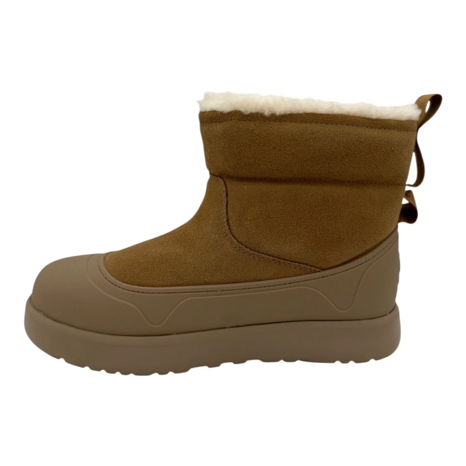 UGG NIÑOS CLÁSICO MINI MOD CASTAÑO GAMUZA IMPERMEABLE NIÑOS TALLA US 1 Foto 3 de 4