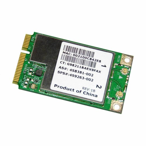 Scheda modulo WiFi wireless HP Compaq 6730s 6735s 458381-002 board 459263-002 - 第 1/1 張圖片