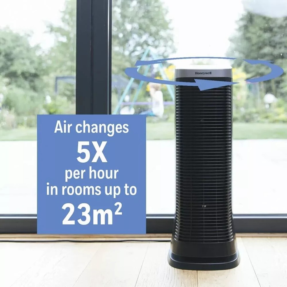 Air Purifier Filtration Honeywell Air Genius 5 Touch Screen Timer