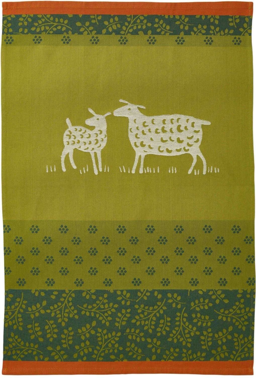 Coucke ""Mouton"", Woven cotton tea towel. Designed in France.