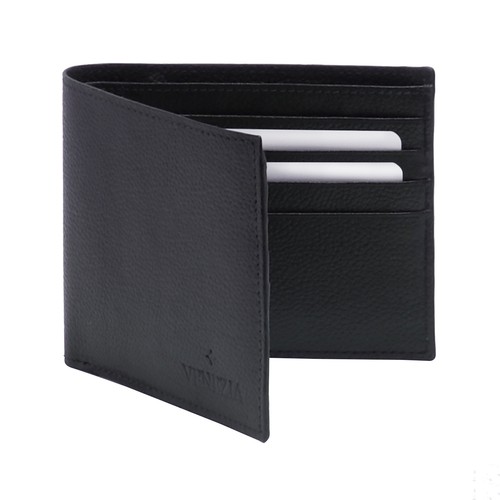 Hansson - Blue Italian Leather Venezia Italia Classic Card Wallet in Gift Box - Picture 3 of 7